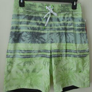 NWT - Men's Tropical Print Speedo Swim Trunks - Size Medium